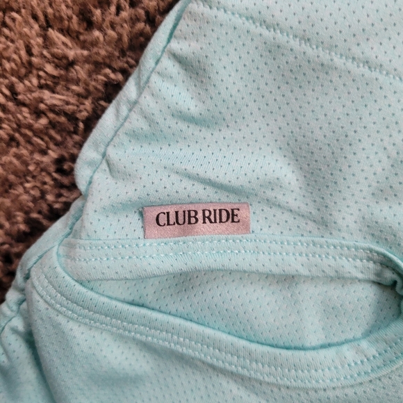 Club Ride Angel Blue Short Sleeve Cycling Jersey Size Medium - Picture 3 of 9